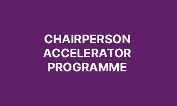 Chairperson Accelerator Programme